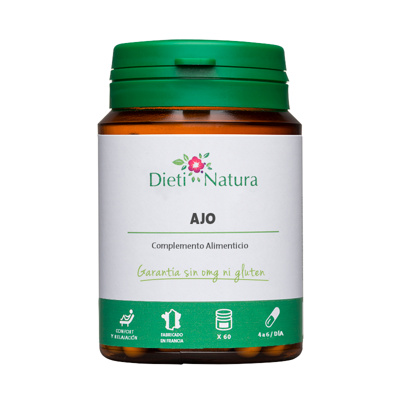 Ajo 60 y 200 Cápsulas - Antioxidante | Dieti Natura